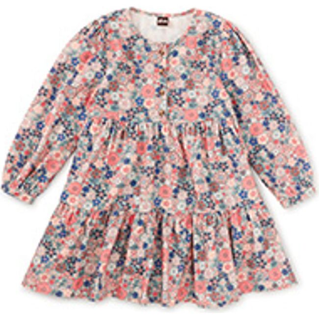 Corduroy Henley Shirtdress, Japanese Mini Floral