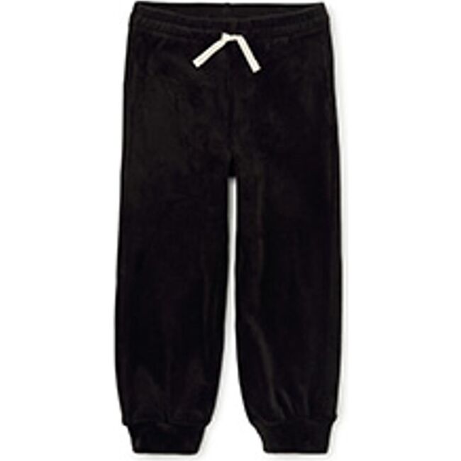 Easy Fit Very Velour Joggers, Jet Black