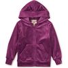 Cat Ears Velour Hoodie, Cosmic Berry - Sweatshirts - 1 - thumbnail