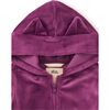 Cat Ears Velour Hoodie, Cosmic Berry - Sweatshirts - 2