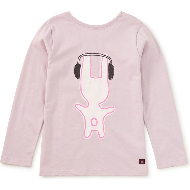 Bunny Bop Graphic Tee, Urchin Purple - T-Shirts - 3