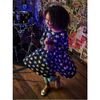 Printed Ballet Dress, Colorblock Metallic Stars - Dresses - 6