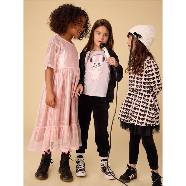 Bunny Bop Graphic Tee, Urchin Purple - T-Shirts - 6