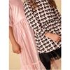 Blouson Sleeve Pocket Dress, Bow - Dresses - 3