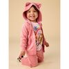 Cat Ears Velour Hoodie, Mauveglow - Sweatshirts - 5