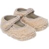 Shearling Baby Mary Jane, Beige - Mary Janes - 1 - thumbnail