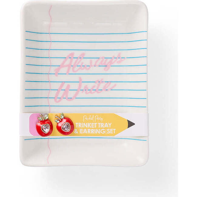 TRINKET PENCIL TRAY AND EARRING SET