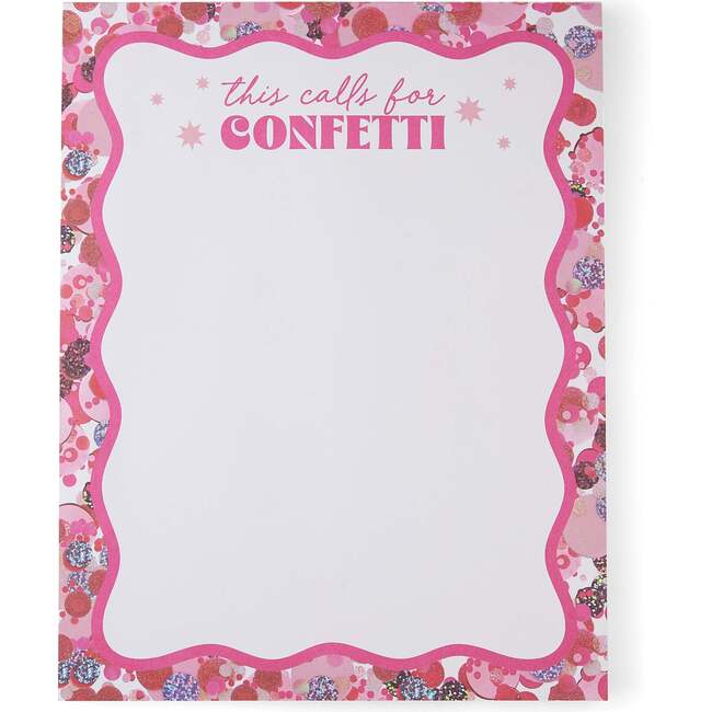 THIS CALLS FOR CONFETTI JUMBO NOTEPAD