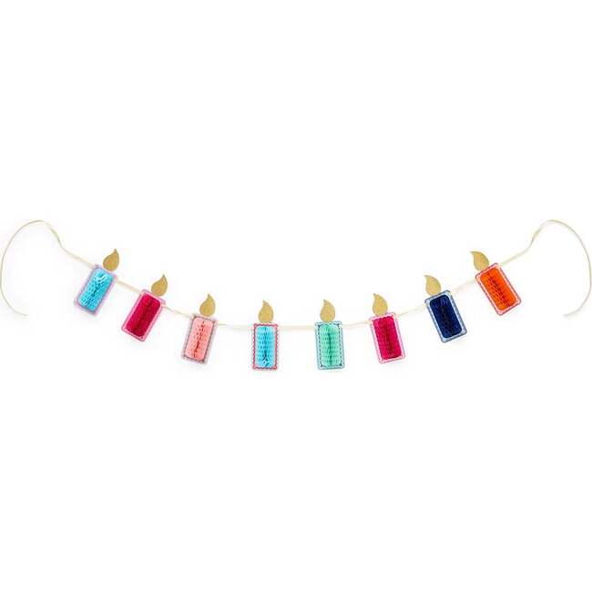 Make A Wish Honeycomb Candle Banner