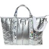 MORE METALLIC PUFFER CONFETTI TRAVEL BAG - Bags - 1 - thumbnail