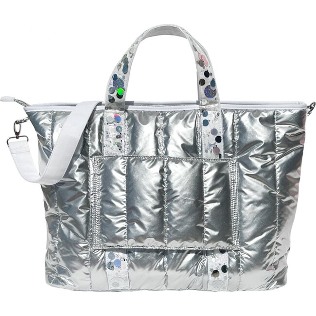 MORE METALLIC PUFFER CONFETTI TRAVEL BAG - Bags - 2