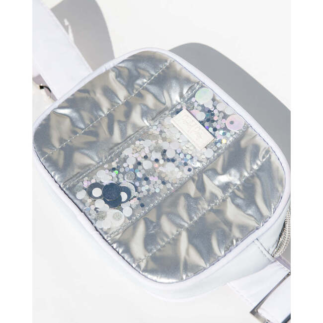 MORE METALLIC CONFETTI PUFFER BELT BAG - Bags - 2