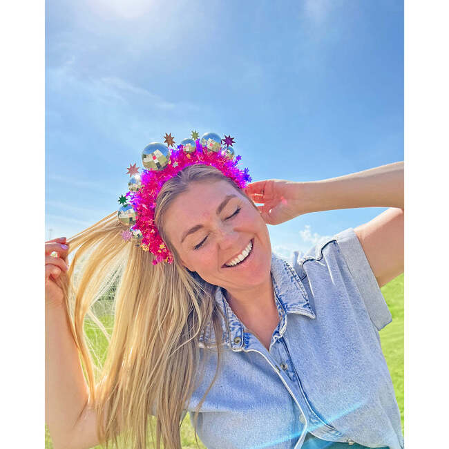 LET IT SHINE DISCO NOVELTY HEADBAND - Headbands - 2