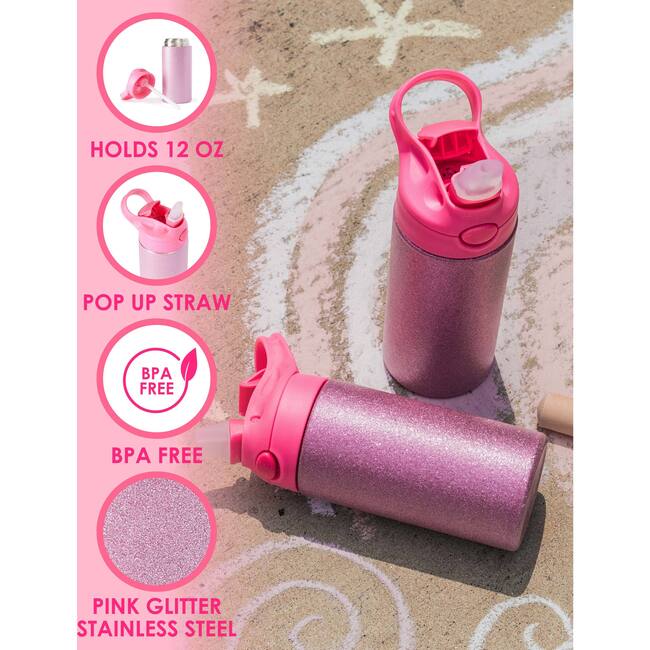 H2O Please Glitter Water Bottle - Water Bottles - 6