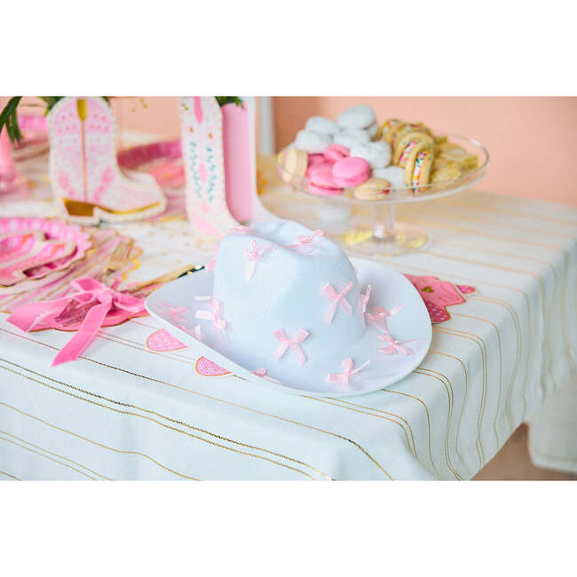 Cowgirls Only Club Cowboy Hat With Bows - Party Accessories - 2