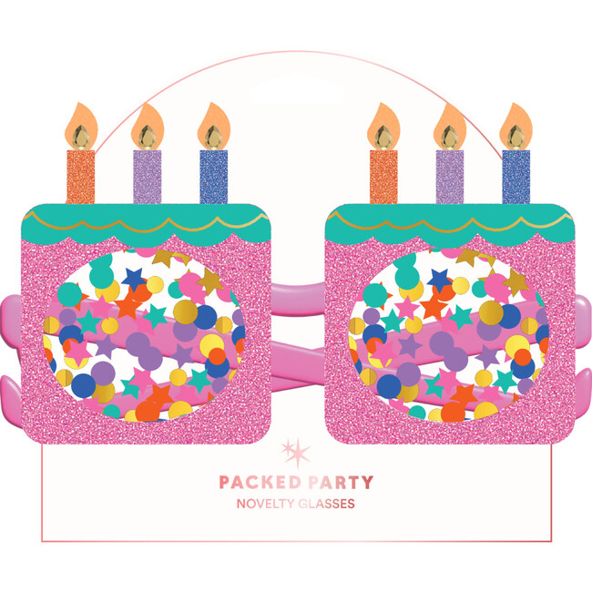 Cake Face Novelty Birthday Glasses