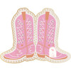 Boot Scoot Blooms Cowboy Boot Dessert Plate Set - Paper Goods - 1 - thumbnail