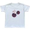 Liberty of London Childrens Cherry Short Sleeve T-Shirt, White - T-Shirts - 1 - thumbnail