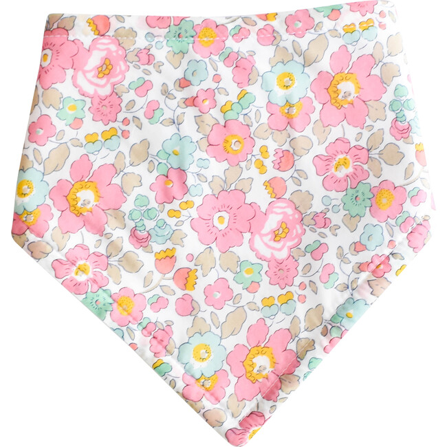 Liberty of London Baby Bandana Bib, Betsy Light Pink