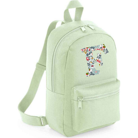 Liberty Of London Personalised Mini Backpack, Light Green