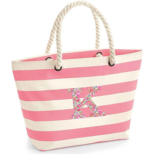 Liberty Of London Personalised Beach Bag, Pink
