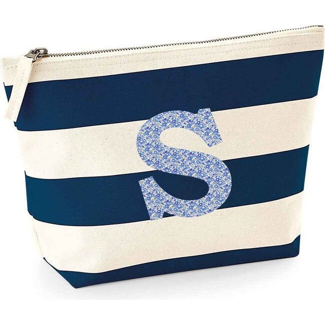 Liberty Of London Personalised Accessory Bag, Navy
