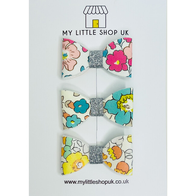 Liberty Of London Hair Bow Set, Betsy Pop - Bows - 1