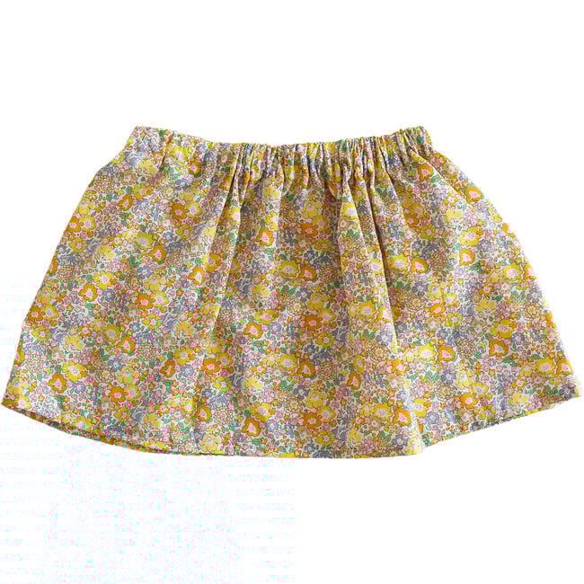 Liberty of London Childrens Elasticated Skirt, Michelle Yellow