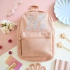 Liberty of London Personalised Mini Backpack, Coral - Backpacks - 2 - thumbnail