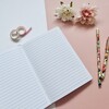 Liberty of London A5 Personalised Velvet Ruled Notebook, Pink - Other Accessories - 3
