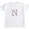 Liberty of London Children's Personalised Short Sleeve T-shirt, White - T-Shirts - 3