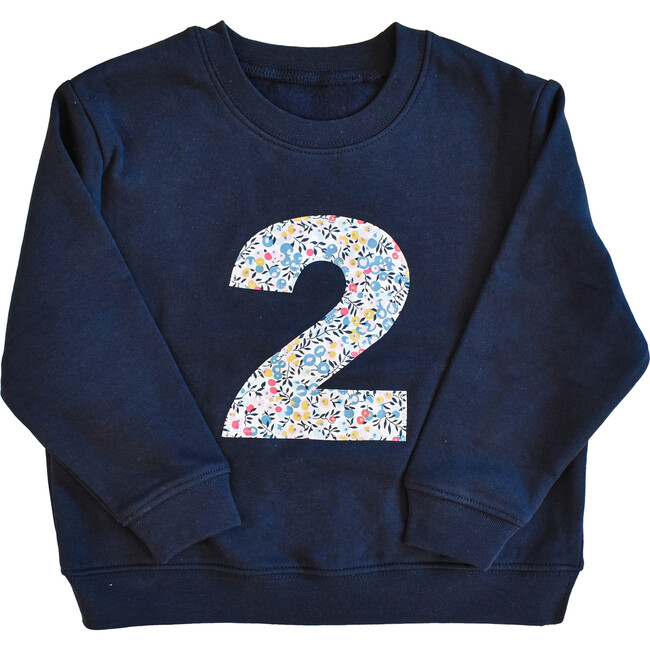 Liberty of London Children's Birthday Jumper, Navy