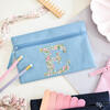 Liberty of London Personalised Pencil Case, Light Blue - School Supplies - 3