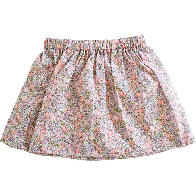 Liberty of London Girls Elasticated Skirt, Michelle Pink