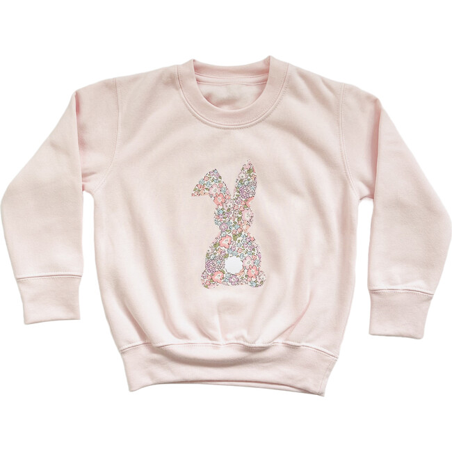 Liberty of London Bunny Children's Jumper, Pale Pink - Sweatshirts - 1