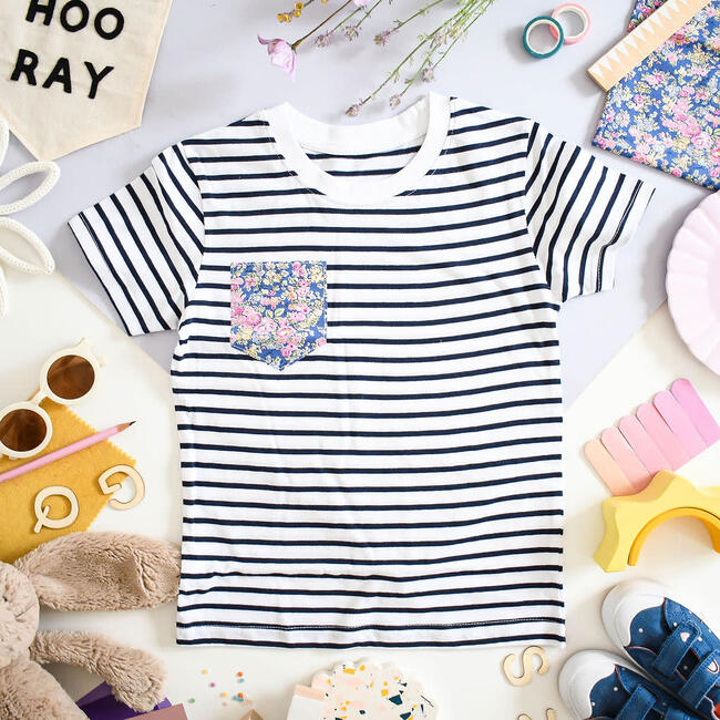 Liberty of London Children's Breton T-Shirt, Multi - T-Shirts - 3