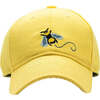 Honeybee Baseball Hat, Light Yellow - Hats - 1 - thumbnail