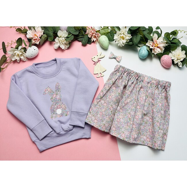 Liberty of London Girls Elasticated Skirt, Michelle Pink - Skirts - 3