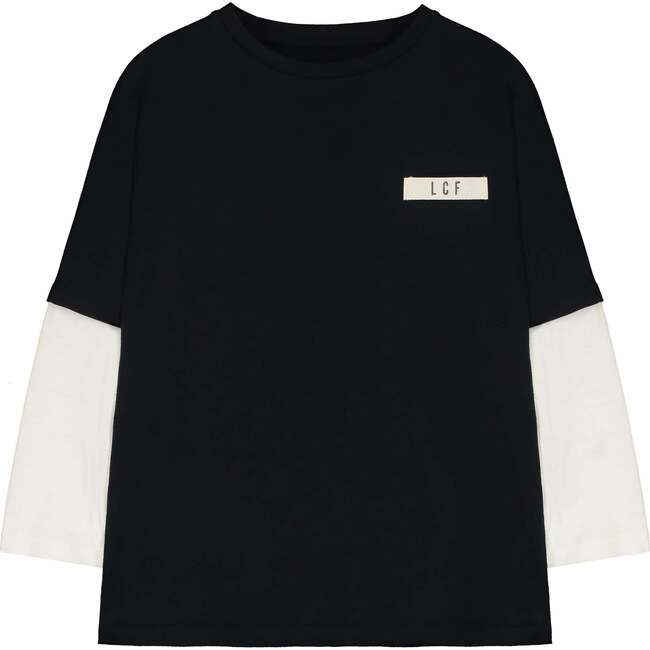 Soft T-shirt Black & Cream