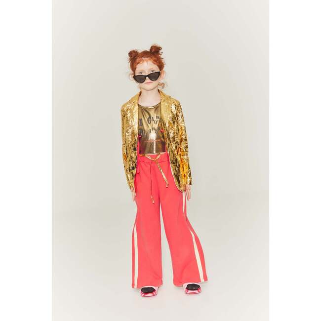 Soft Gold Crop T-Shirt - T-Shirts - 3