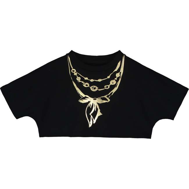 Jewelry Crop Sweatshirt