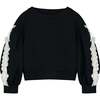 Neoprene Lace Ballon Sweatshirt - Sweatshirts - 1 - thumbnail