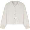 Knit Lace Cardigan Cream - Cardigans - 1 - thumbnail