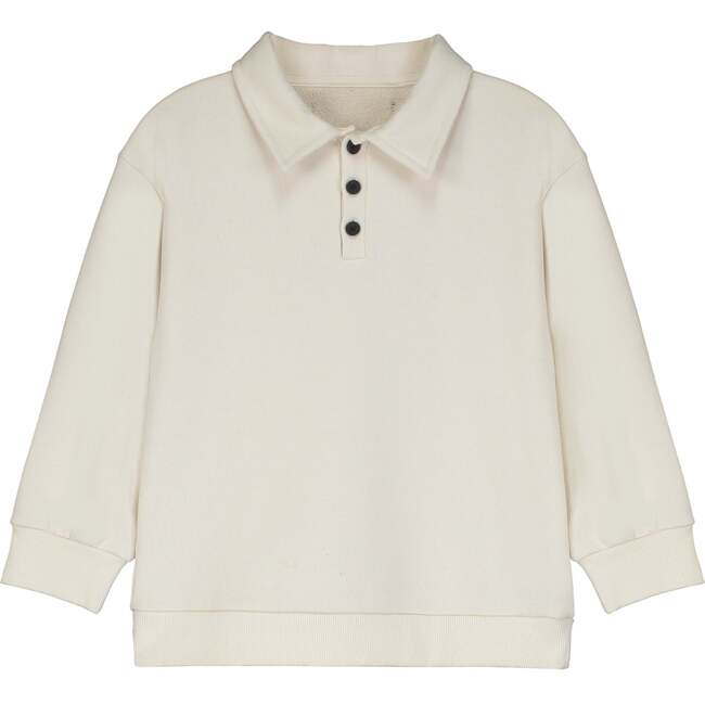 Fleece Polo Cream