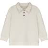 Fleece Polo Cream - Polo Shirts - 1 - thumbnail