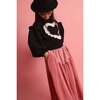 Lace Heart Sweatshirt Black - Sweatshirts - 4