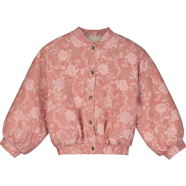 Wildflower Bomber Jacket Pink Flowers