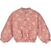 Wildflower Bomber Jacket Pink Flowers - Jackets - 1 - thumbnail