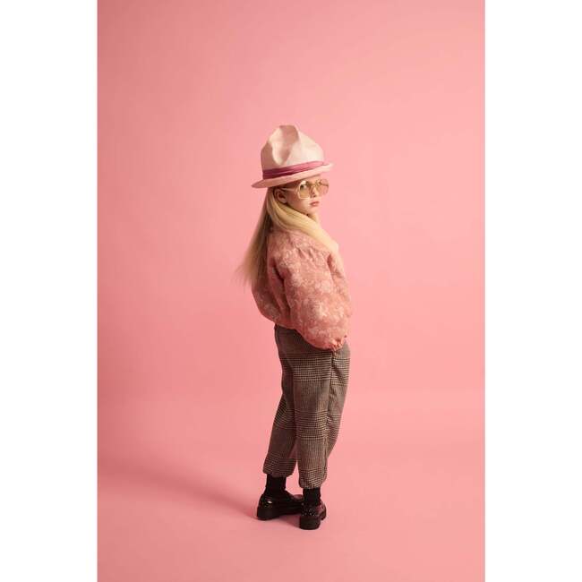 Wildflower Bomber Jacket Pink Flowers