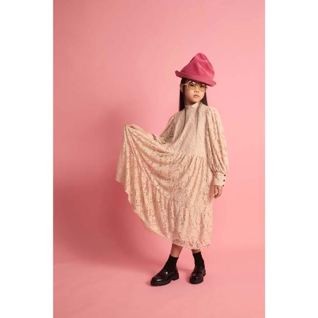 Lace Dress Light Pink - Dresses - 2